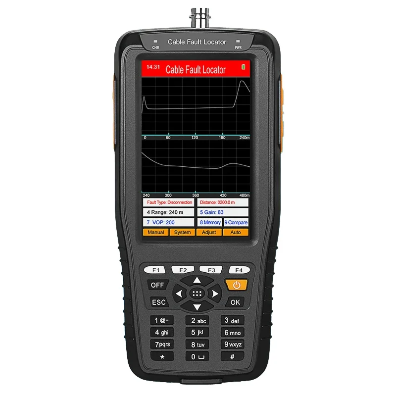 AUA-K1/AUA-K2/AUA-K4/AUA-K8 Handheld Cable Fault Tester 1/2/4/8KM(Optional)