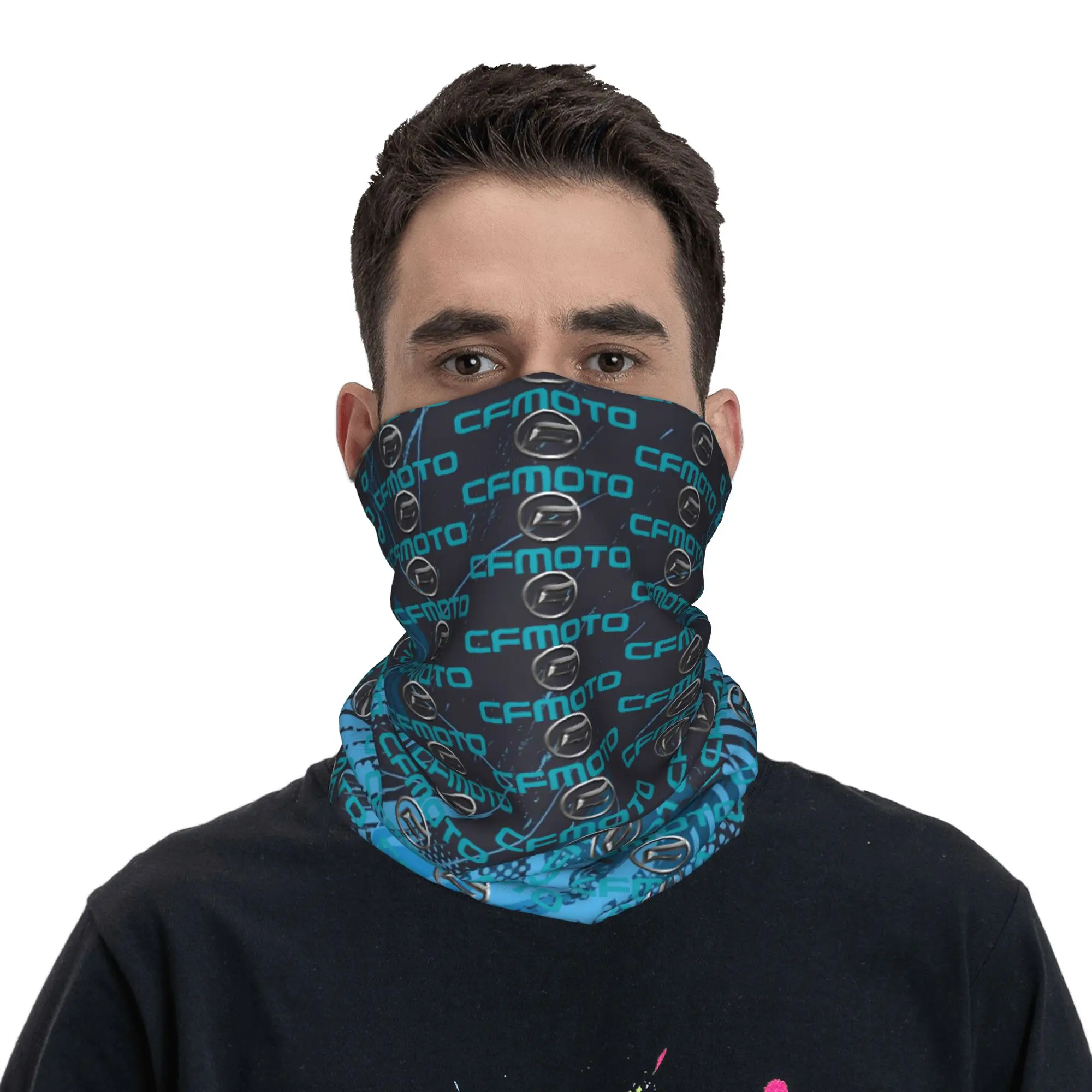 Custom Motorcycles Racing Bandana Neck Gaiter for Ski Camping Women Men Wrap Scarf Motocross Enduro Cross Balaclava Warmer