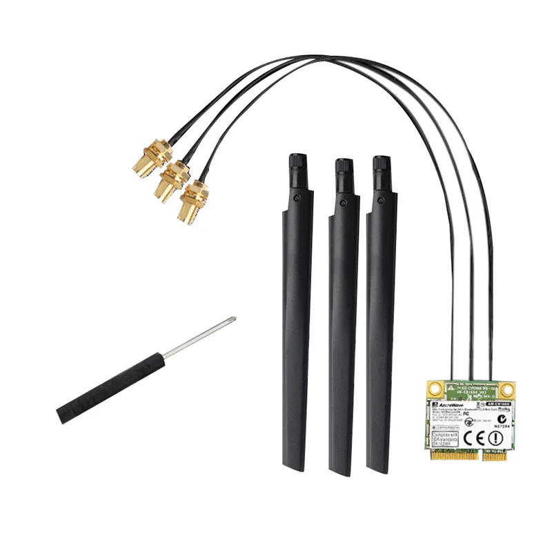 

Чип Broadcom NIC BCM94360HMB Ноутбук Gigabit AC1300M Bluetooth 4.0 Беспроводная сетевая микросхема Интерфейс PCI-E NIC