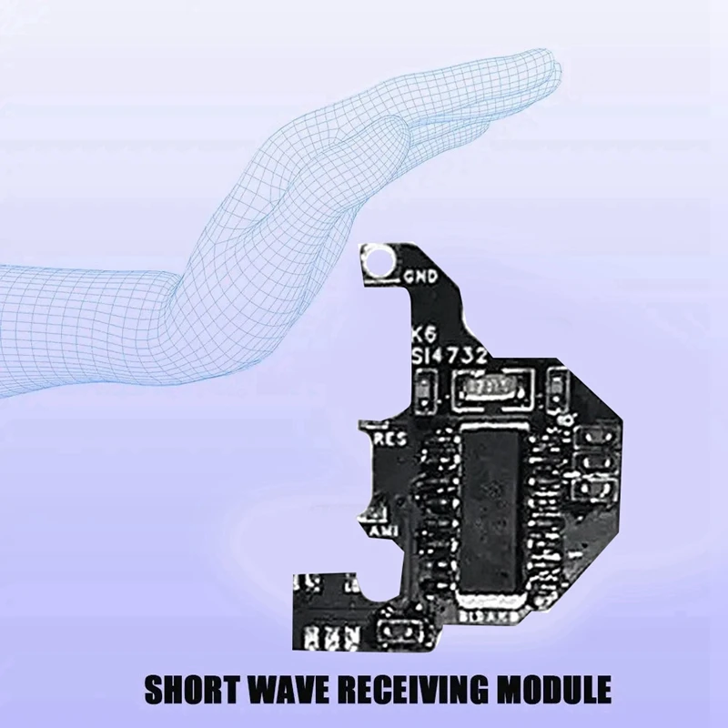 Imagem -02 - Shortwave Modificação Módulo Cabo de Programação 2m Expansão Chip para Quansheng Uvk5 Uvk6 Antena Dupla Solution Si4732