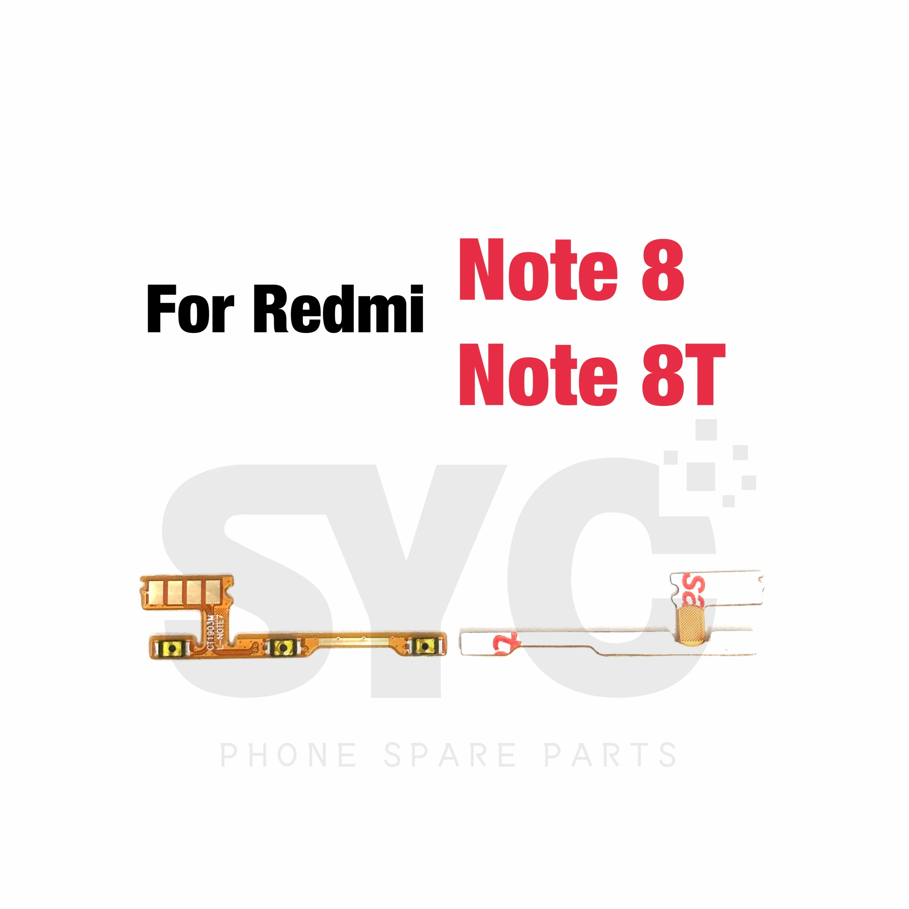 1Pcs ใหม่สําหรับ Xiaomi Redmi หมายเหตุ 7 8T 9 10 11T 12 Pro PLUS 4G 5G ปริมาณปุ่ม FLEX CABLE อะไหล่ซ่อม