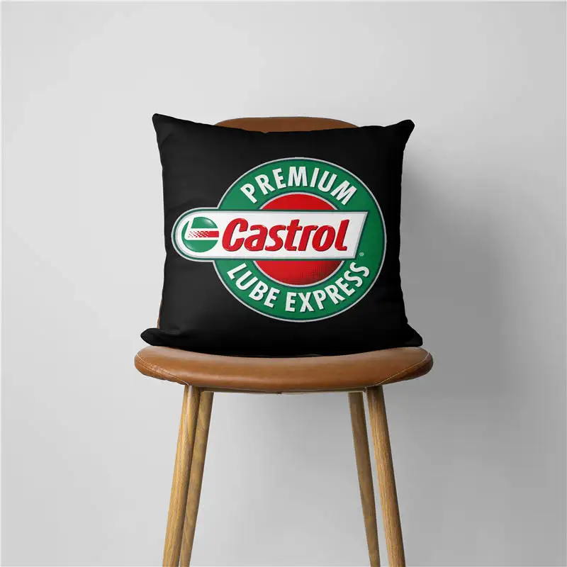 Castrol  Pillow Case Home Decorative Gift Sofa Car Super soft Cushions 45x45cm Square Pillowcase Chair Pillow Cove 241