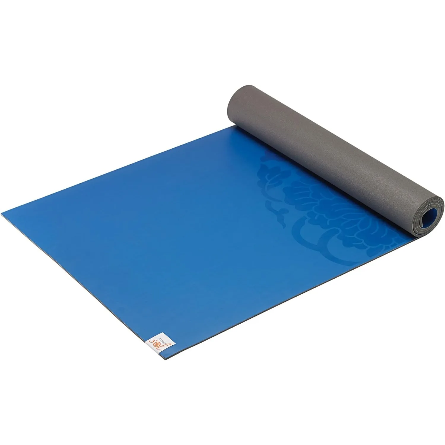 

Gaiam Dry-Grip Yoga Mat - 5mm Thick Non-Slip Exercise & Fitness Mat for Standard or Hot Yoga, Pilates and Floor Workouts