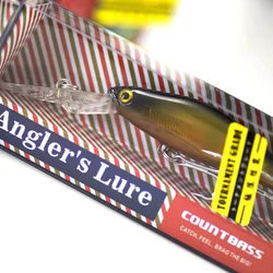 Countbass Sinking Minnow 65mm, 7.3g Hardbaits Fishing Lures for Freshwater Bass Pike Trout