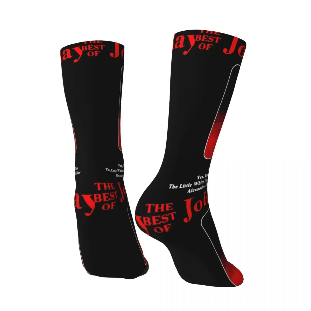 Fan Men's Socks Retro Harajuku J-Johnnie Ray Singer Street Style Novelty Casual Crew Sock