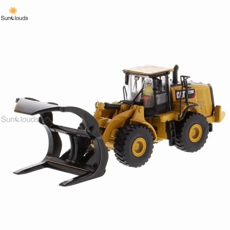 For Caterpillar Wood grabbing loader DM 1:87 CAT 972m with Log Fork engineering vehicle model 85950 Die Cast Model Toy Car