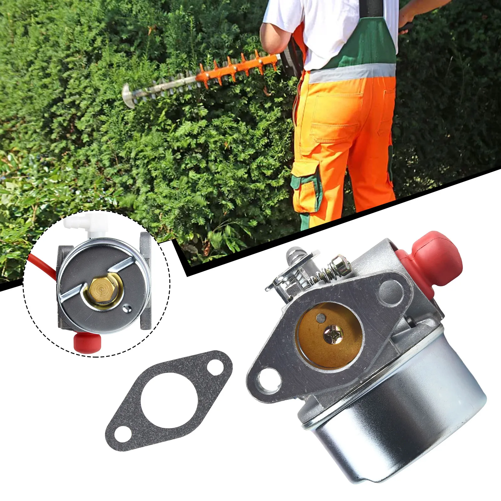 Junta do carburador para Toro, Material metálico, 1 carburador, 4.5HP, 5HP, 5.5HP, TECUMSEH, 640350, 640303