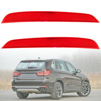For BMW X5 F15 2014-2018 Rear Bumper Reflector Fog Light Fog Lamp Garnish Trim Reflective Lens OEM:63147290091 63147290092