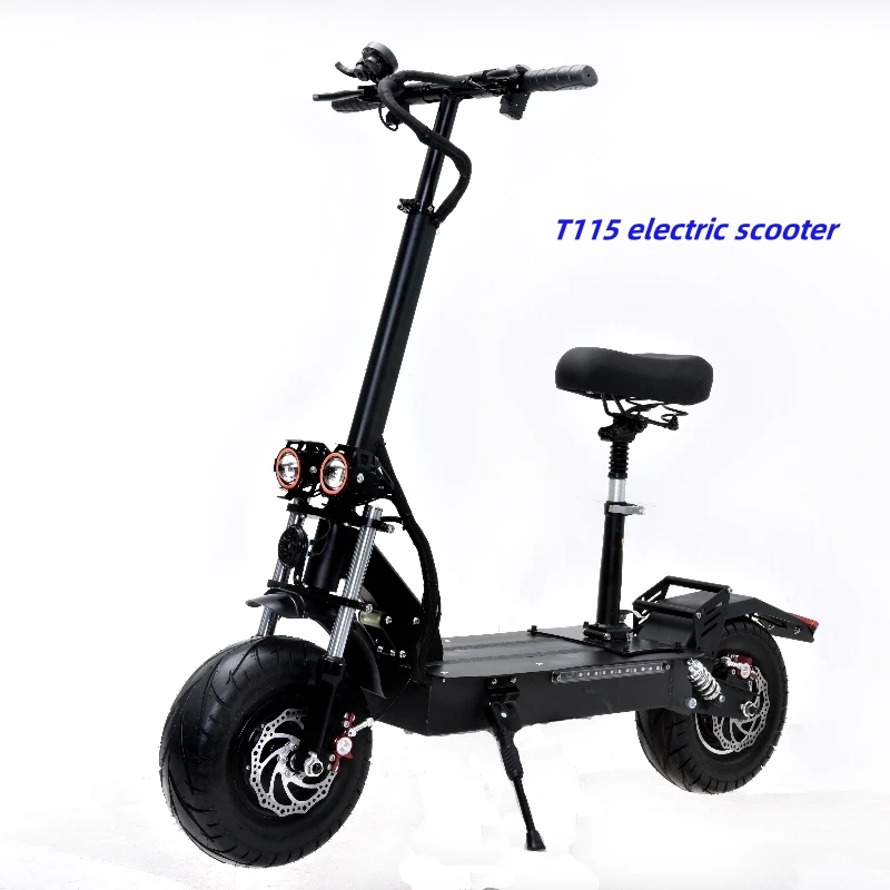 

Geofought 13inch fat tires 25-40Ah lithium battery 60v 5600w 6000w dual motor electric scooters with seat for adults