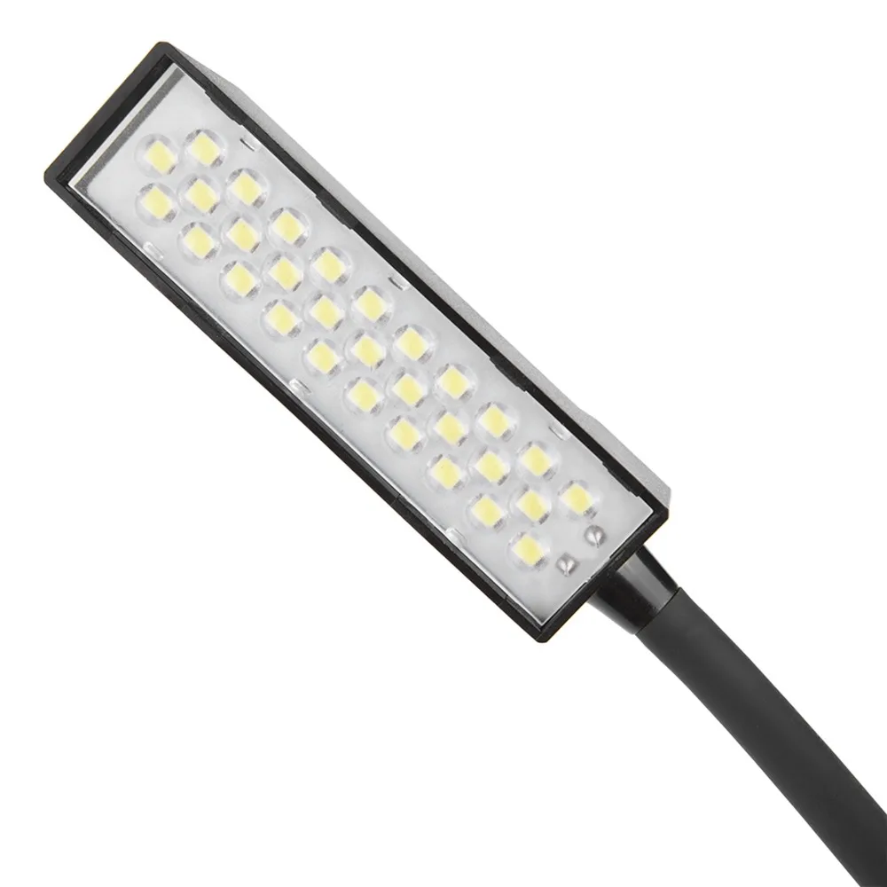 Flexible LED Sewing Machine Light Dimmable 30 LED Beads Sewing Machine Lamp Adjustable Arm Magnetic Base Work Light