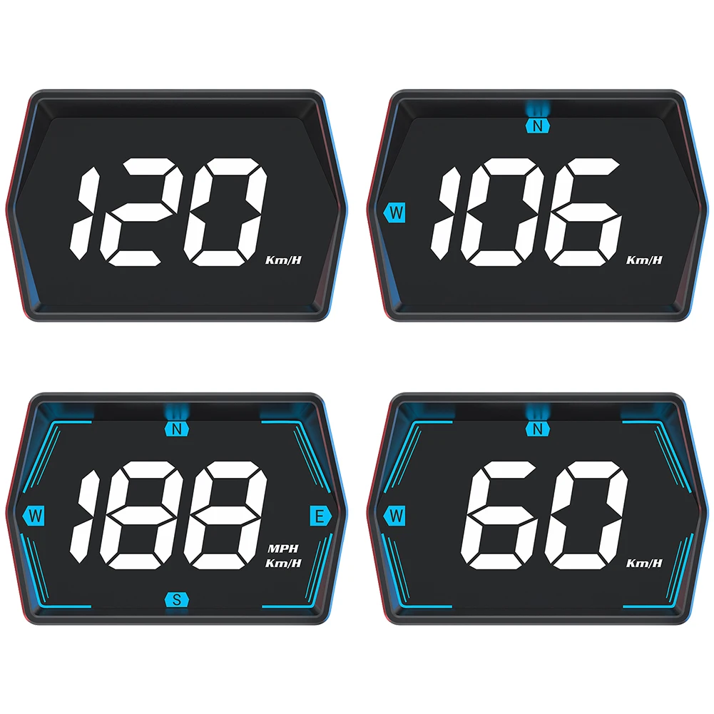 1pc G20 GPS Car Digital Speedometer HUD Head-Up Display Eletronics Speed Alarm Gadgets Inteligentes For All Cars