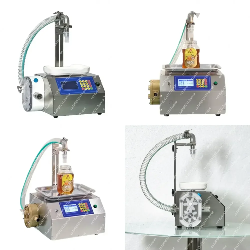 Automatic Weighing Filling Machine for Honey Peanut Butter Cream Cooking Oil Yogurt High Accuracy Weight Filling Equipment
