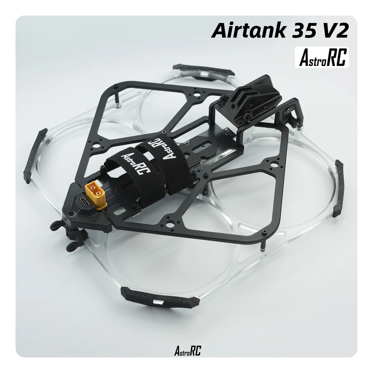 [Monture 3,5 pouces] AIRTANK 35 V2 Cadre Cinewhoop canalisé amélioré avec protections d'accessoires de protection par AstroRC