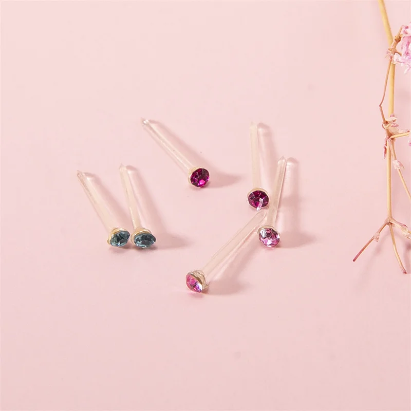 36Pair Mixed Size Colorful Crystal Stud Earrings Set Women Girls Small Plastic Clay Animals Fruit Earrings Set Jewelry Gifts