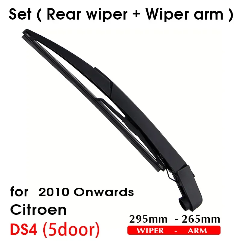 BEMOST Car Rear Windshield Wiper Arm Blades Brushes For Citroen DS4 5Door 2010 Onwards Hatchback Windscreen Auto Styling