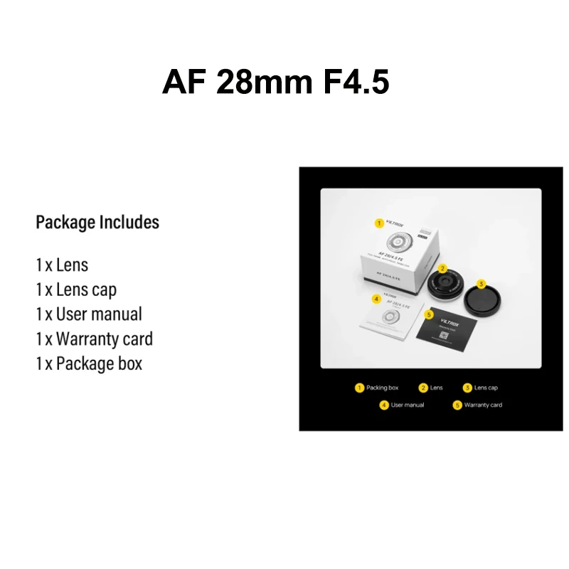 VILTROX AF 85mm F2.0 EVO/AF 14mm F4.0/AF 50mm F2.0 Air Full Frame Autofocus Obiektyw stałoogniskowy z autofokusem do aparatów Sony E/Nikon Z — zdjęcie produktu 6