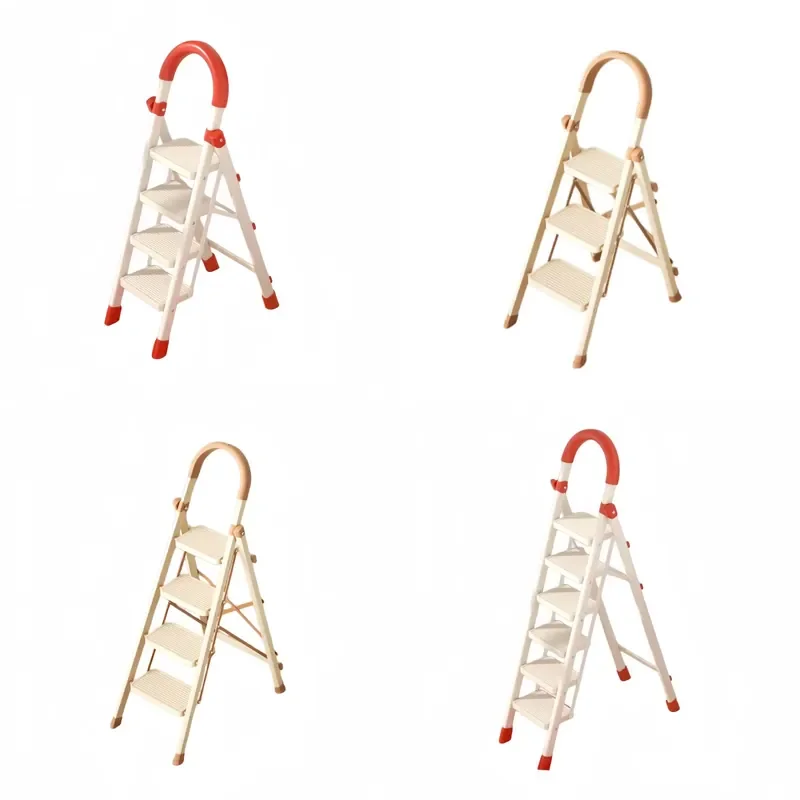 for  Compact Lightweight Foldable Household Ladder Telescopic Reinced Multi Functional Step Stool  Home Use