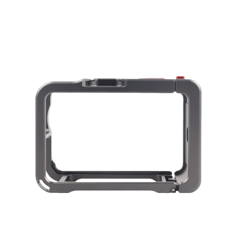 For DJI Action 6 Aluminum Alloy Rabbit Cage Expansion Frame Protective Case Cold Shoe Panoramic Action Camera Accessories