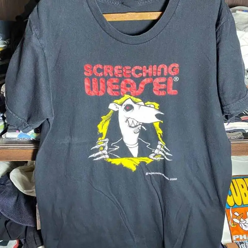 Boogadaboogadaboogada Screeching Weasel T Shirt Black S 5Xl Uu236