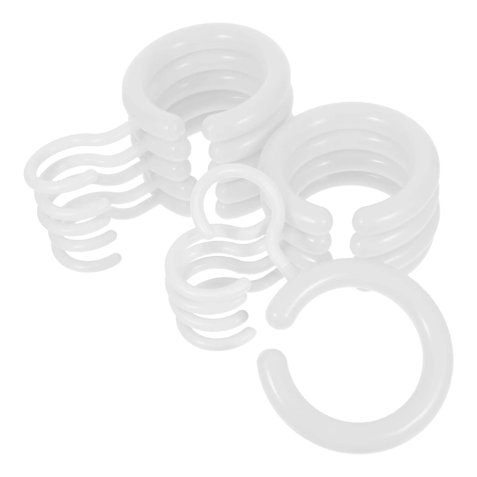 

10 Pcs Storage Rack Multi-purpose Plastic Utility Hook Multifunctional Scarf Hanger Multipurpose Belt