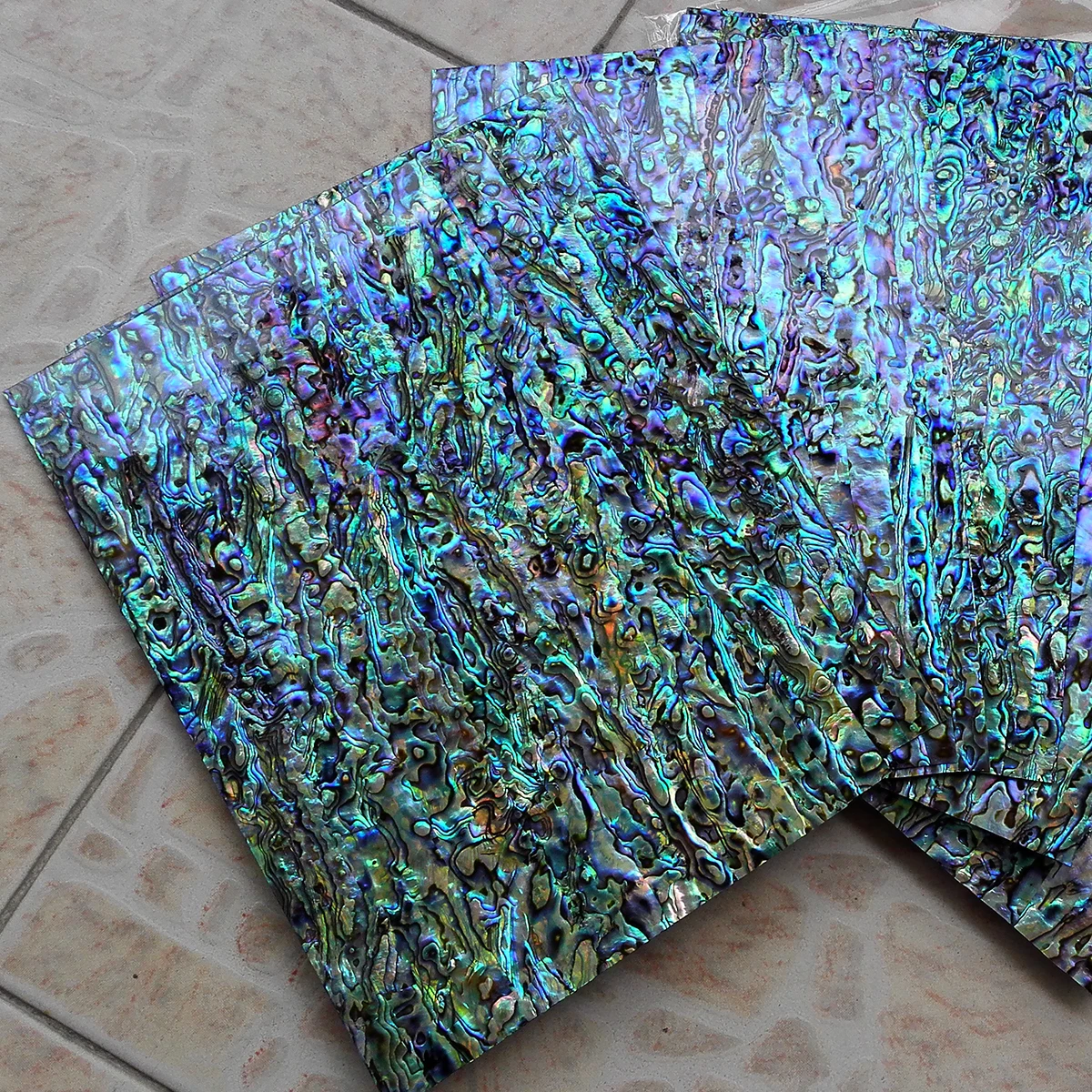 140*240*0.2mm concha de abalone grau aaa paua folhas laminadas concha de papel com revestimento móveis incrustação acessórios de guitarra