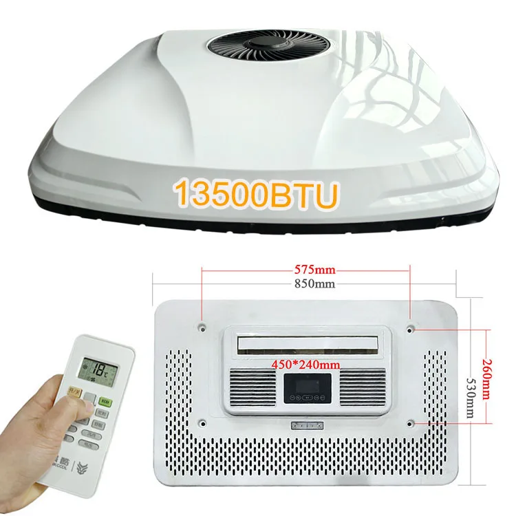 12V Battery Powered Vehicle Air Conditioner AC For RV Campervan Recreational Vehicle Outdoor Camping Air Conditioner