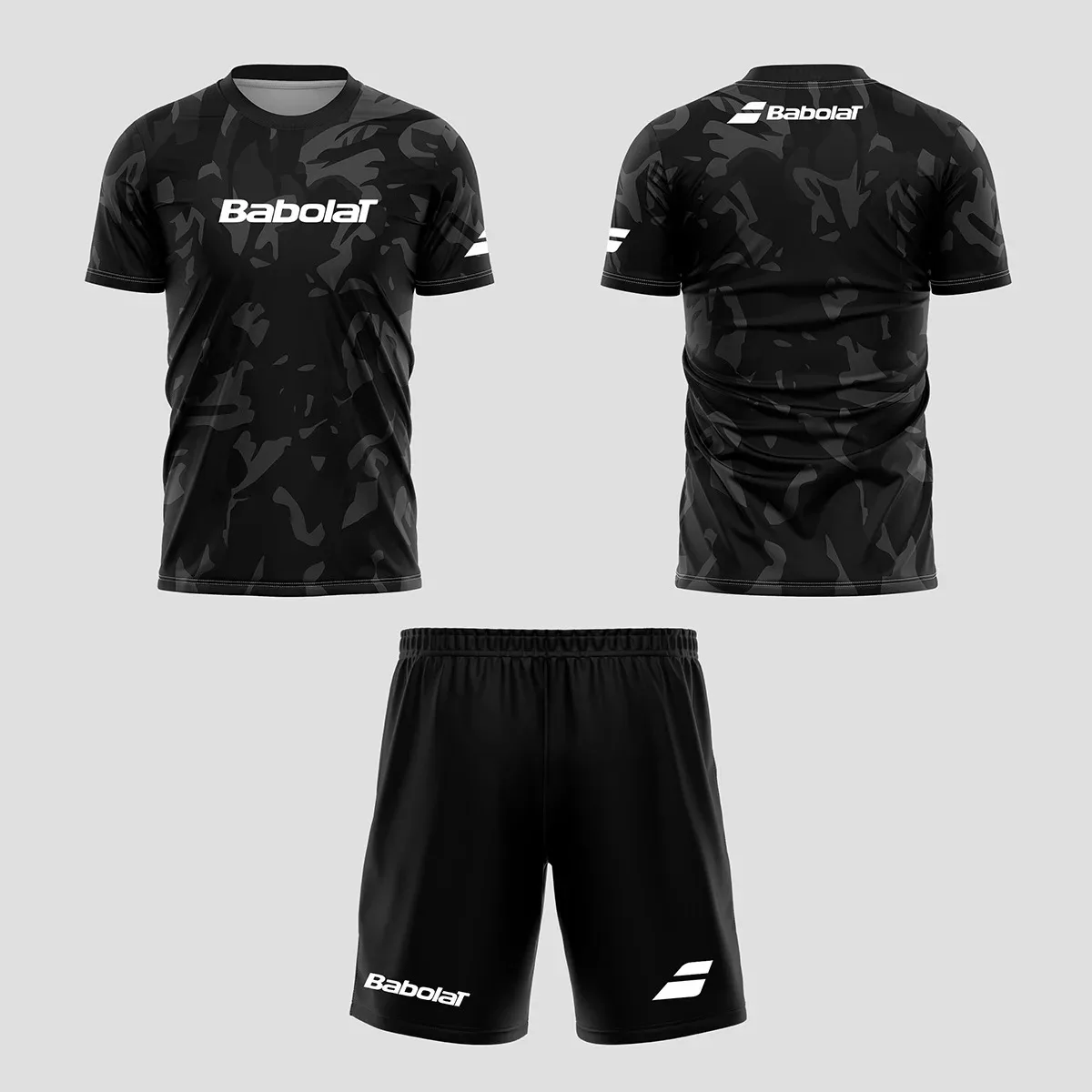 Fashion 3D printed sports jersey 2024 Summer men's clothing Quick-drying tennis set Outdoor basketball workout 2-piece set