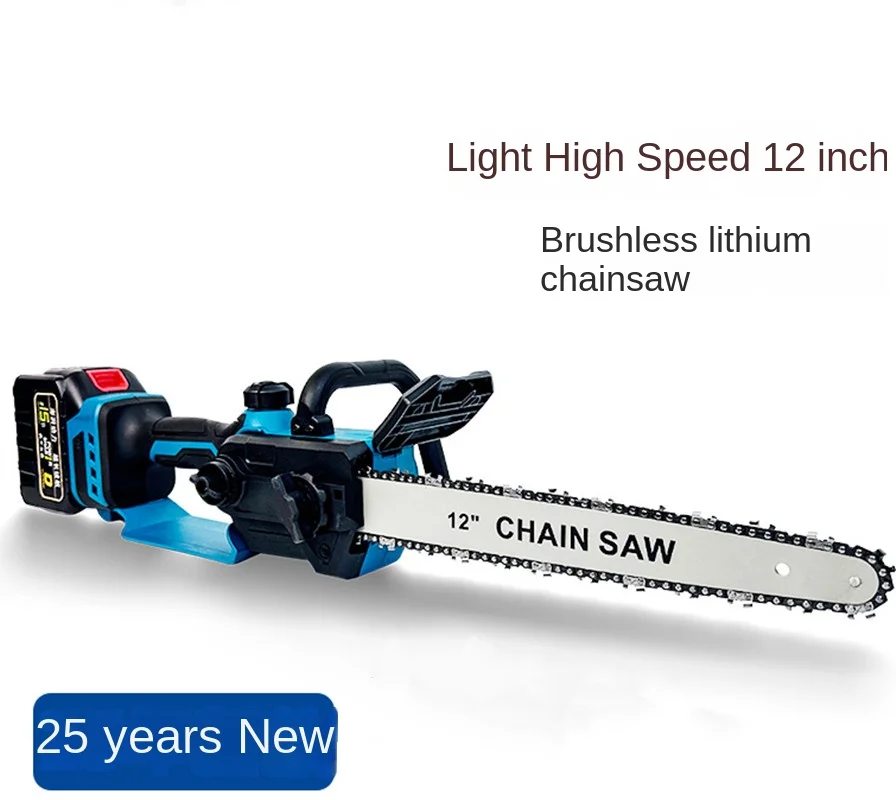 Brushless 12-Inch High-Speed Lithium Chain Saw 전기톱 Motosierra 엔진톱 충전톱 체인톱 Kettingzaag Chainsaws Cordless Chainsaw 8인치 체인톱 Makita