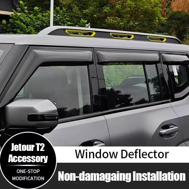 

Hot Selling Window Deflector Weather Shield Car Door Rain Guard for Jetour Traveler T2 Accessories
