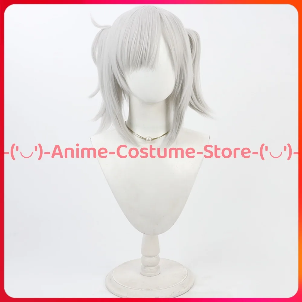 VTuber Nekomo Patto Nekomo Pato Cosplay Wig Ponytail Anime Character Halloween Carnival Party Wigs Heat Resistant Synthetic Hair