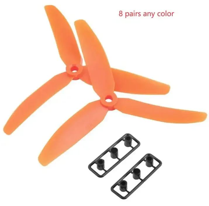 8 pairs Nylon 3-Blade 5030 Prop 5x3 CW CCW Propeller for RC FPV  Iflight geprc tmotor Quadcopter Drone QAV210 250 Random Color
