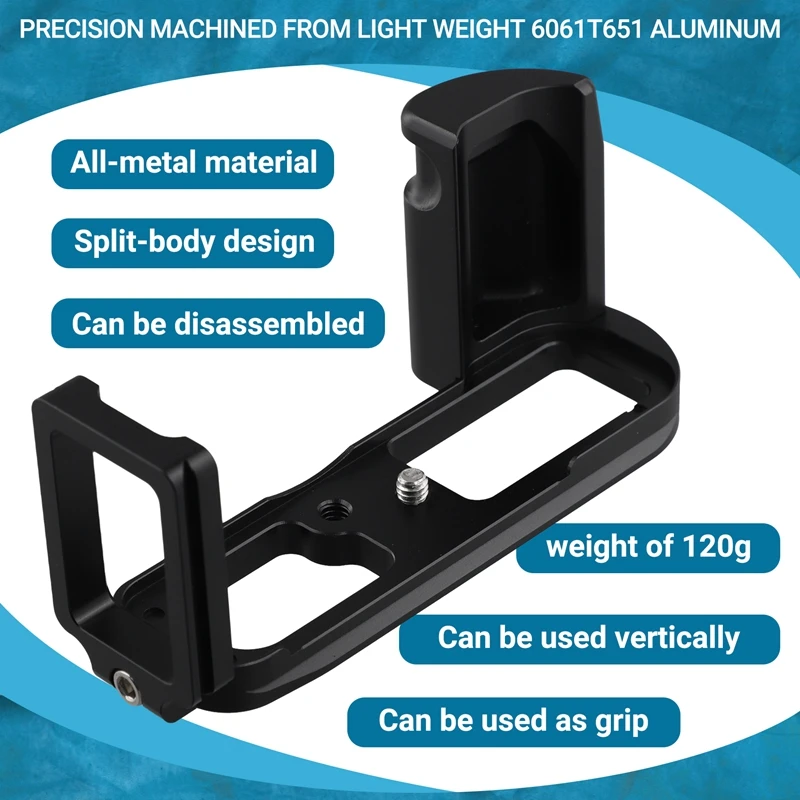 Quick Release L Plate/Bracket Holder Hand Grip Base For Fujifilm Fuji X100f X100f X100f Camera Ball Head