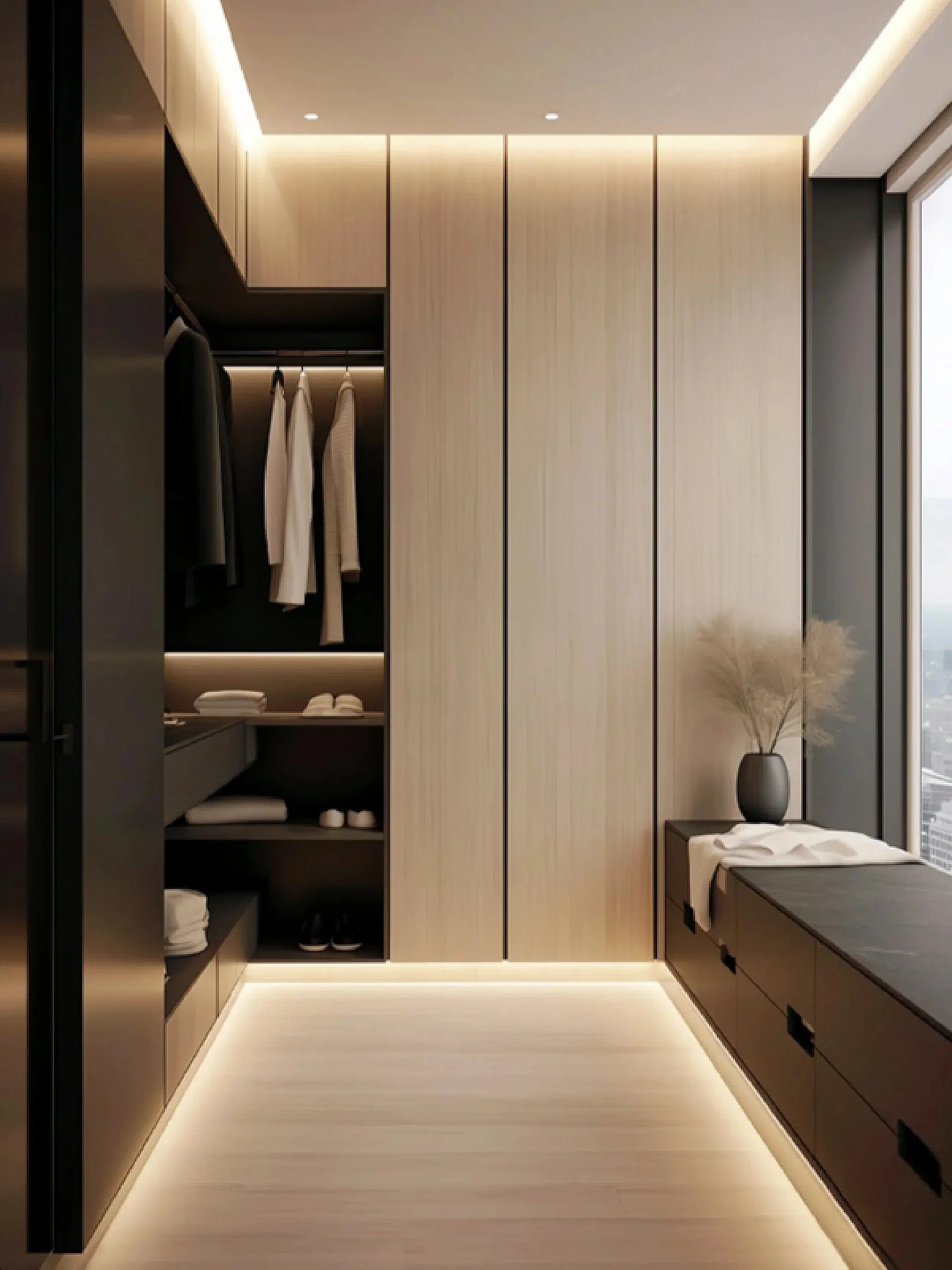 غرف مراحيض الأبواب الزجاجية الحديثة المصنوعة حسب الطلب مناسبة لأثاث غرف النوم