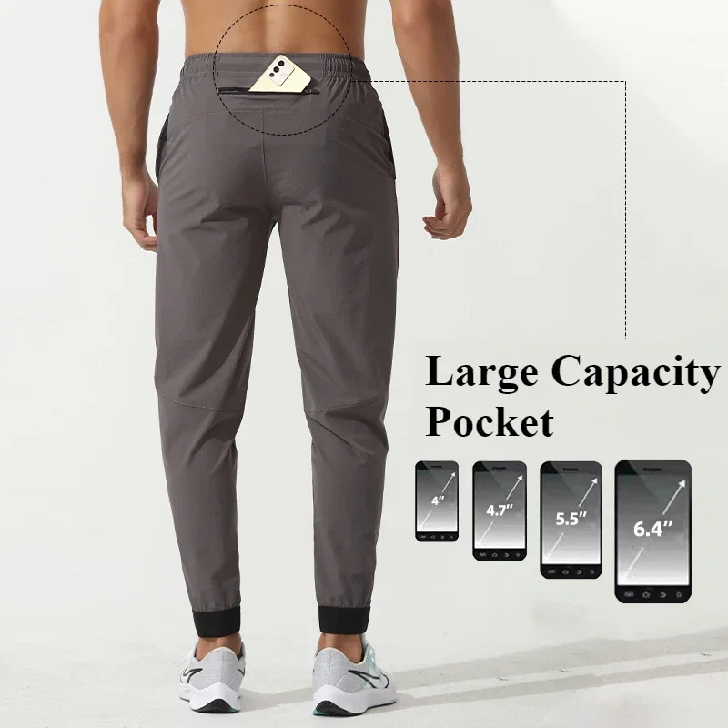 

High Quality Men Running Pant Fitness Sweatpant Male Casual Outdoor Training Sport 9 Point Jogging Workout Trousers Bodybuilding