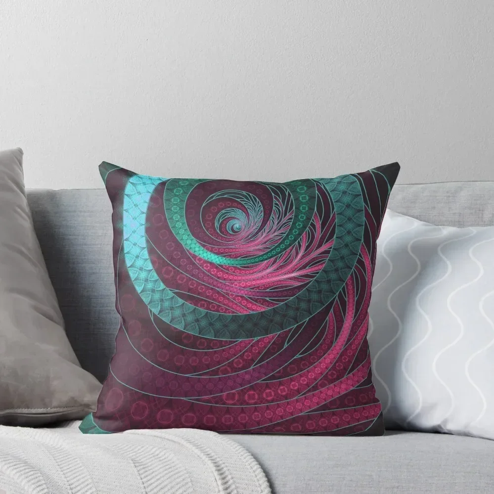 Abstract Bangles of Very Berry Bubblegum Bands Throw Pillow Luxury Pillow Cover ornamental pillows Throw Pillow