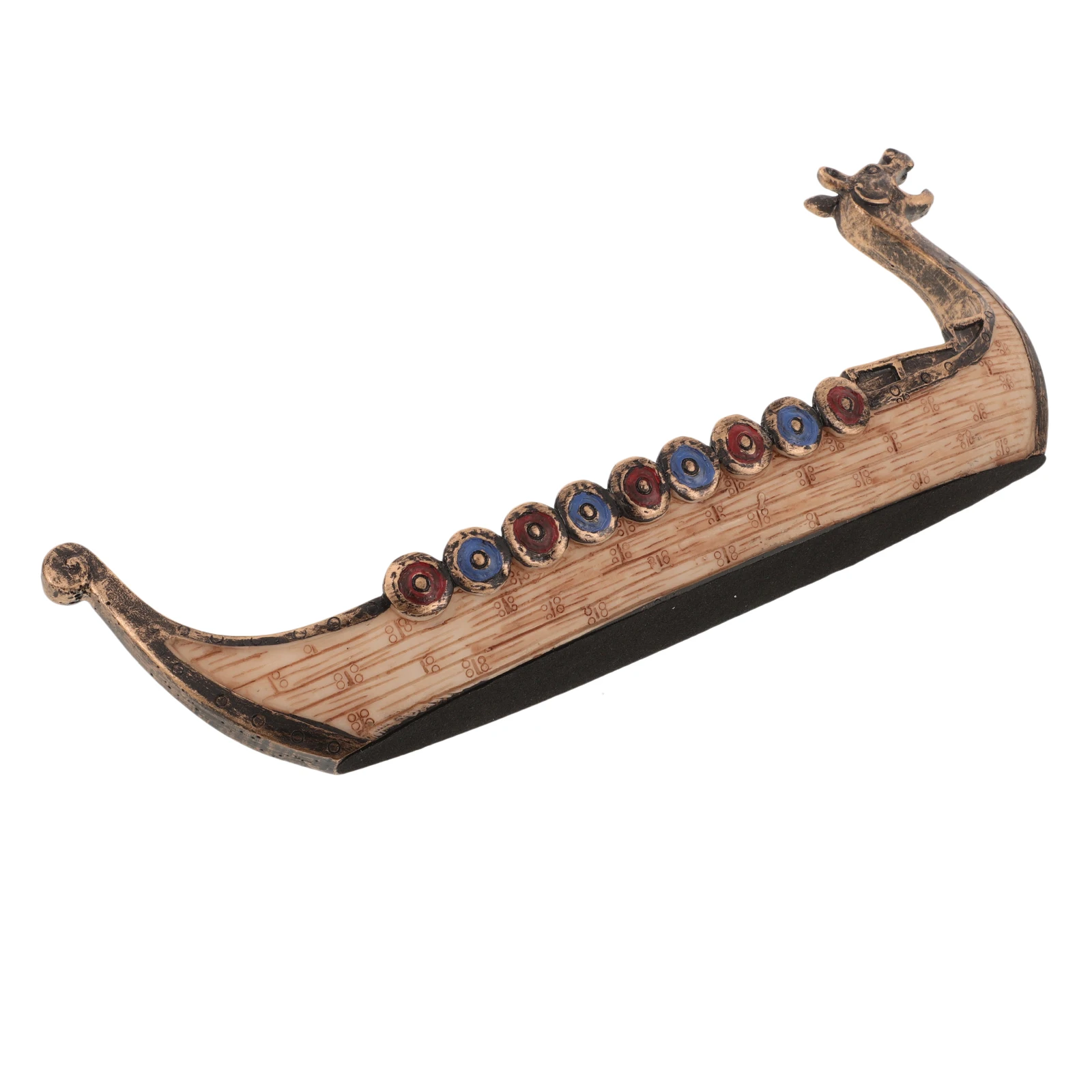 القراصنة نموذج باخرة ديكور المنزل الراتنج الحرفية تمثال مكتب غرفة طاولة مكتبية عرض مصغرة جمع قطعة فايكنغ قارب الزينة #1