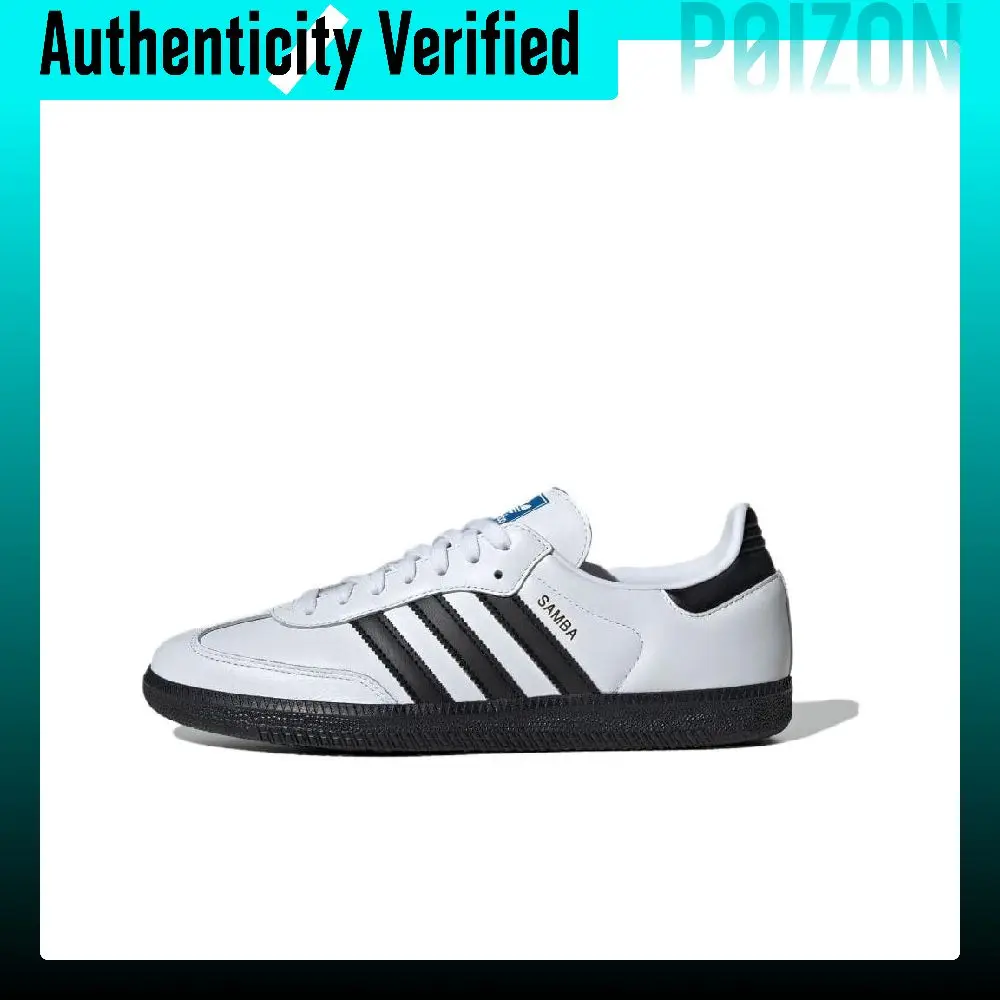 Adidas Originals SAMBA OG German Army Trainers Unisex Low-top White/Black IH4879