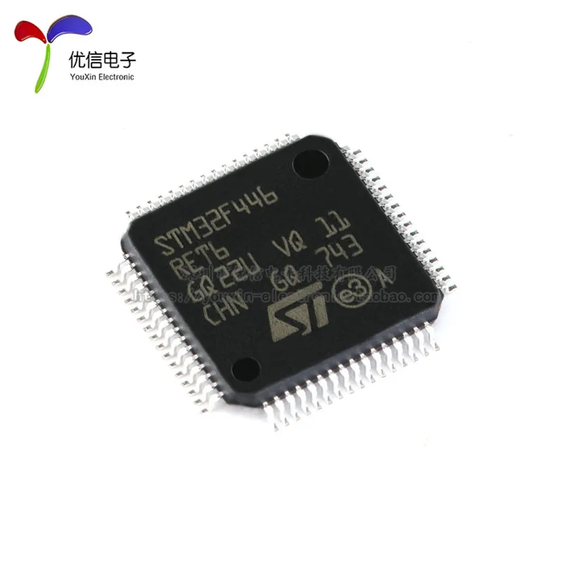 10PCS original authentic STM32F446RET6 LQFP-64 ARM Cortex-M4 32-bit microcontroller MCU  