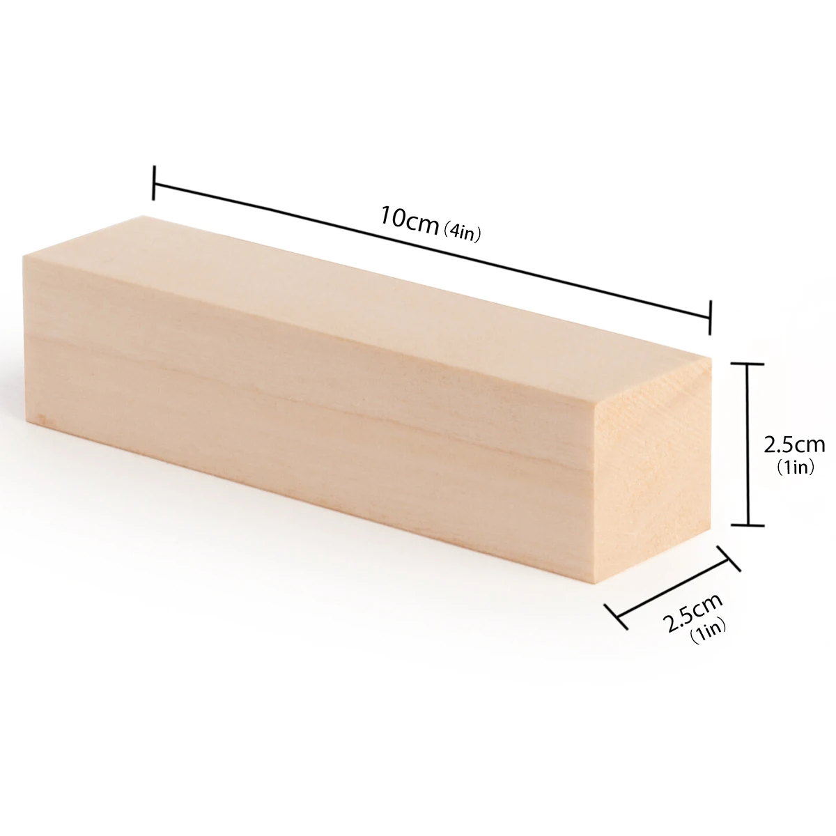 Wood Carving Block Premium Basswood Carving Blocks Kit Square Wooden Bar Balsa Wood Sticks Strips Hobby Kit Woodwork DIY Craft
