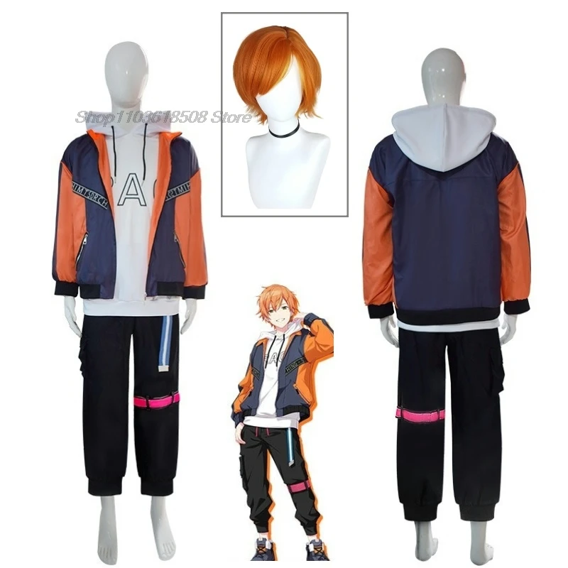 Project Sekai Colorful Stage Shinonome Akito Cosplay Costume Wig PJSK Vivid BAD SQUAD BAD DOGS Outfits Anime Role Play Suits