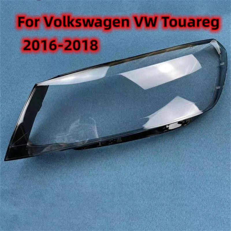 

HTTCY Headlight Cover Lens Shell Headlamp Transparent Lampshade Auto Head Lamp Caps For Volkswagen VW Touareg 2016 2017 2018