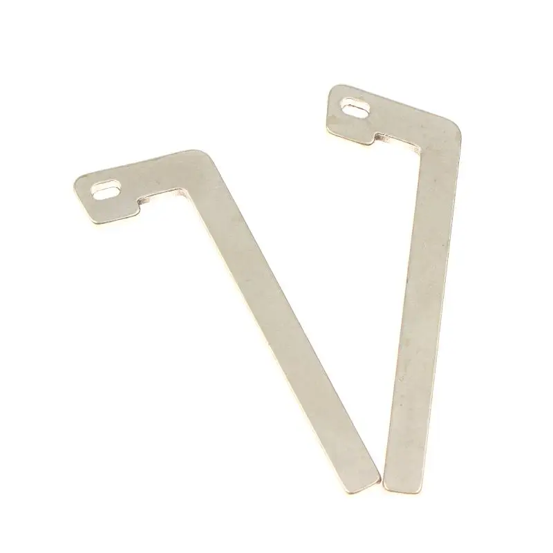 2026 NEW Uncut Key Blade for Geely E5 Star Wish Smart Flip Key Case Replacement Spare Blank Needs Local  Cutting 2/4Pcs