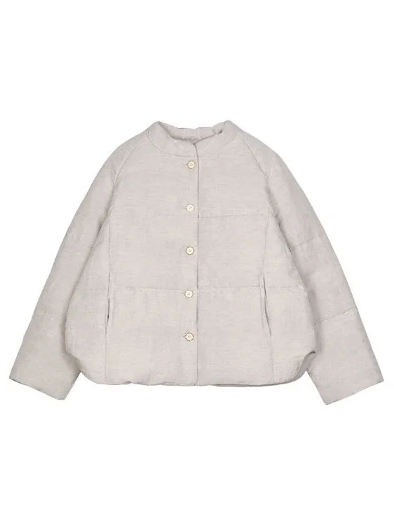 الشتاء المرأة Jaet Haax القطن قطرة المطر نمط الفني خمر ملابس خارجية Thiened طويلة Sve الحلو Sle معطف