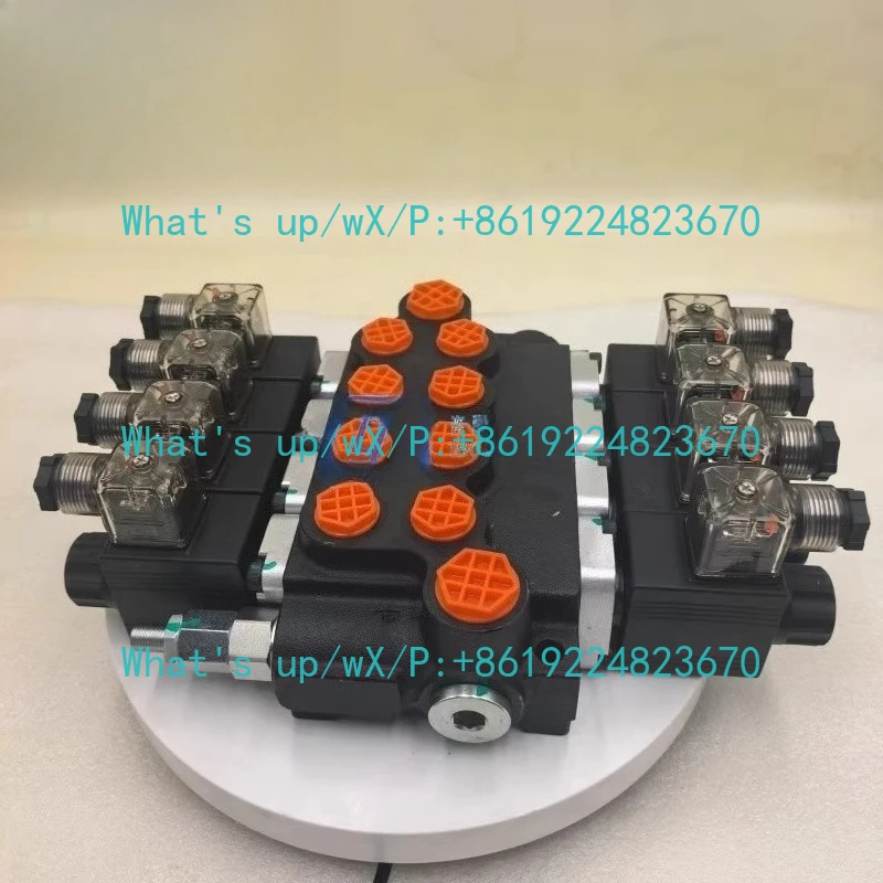 P40 solenoid control 40 liters quadruple hydraulic integral multi-way directional valve hydraulic valve distributor Z50 series