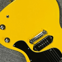 22 Tone Hot Yellow SGS Electric Guitars Yellow Version Mahogany Body Rosewood Neck Black Pickguards Gift Christmas