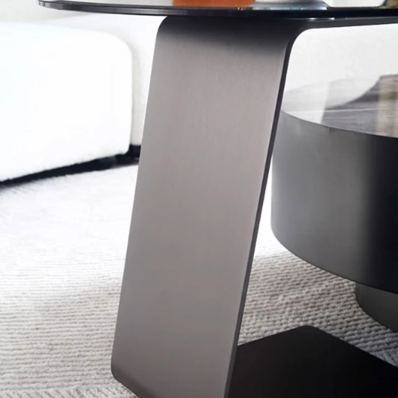 شرفة طاولات القهوة الإيطالية طاولة جانبية الترفيه الإقامة المنزلية غرفة نوم طاولات القهوة الشاي الأثاث المعدني Einen Couchtisch MHCJ #5