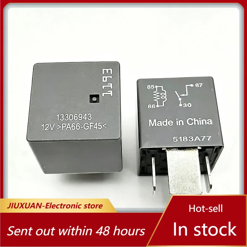 4Pin DC12V Car Electromagnetic Relay 13306943 Vehicle Multi-purpose Power Control Relay