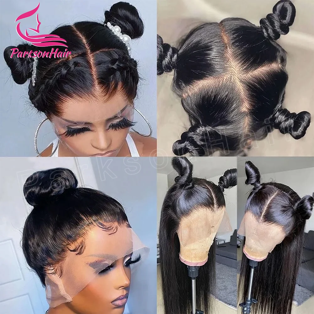 Highlight With Blue Full Lace Wig Human HairBody Wave HD Lace Frontal Wig  Body Wave Lace Front 100% Human Hair Wigs for Women