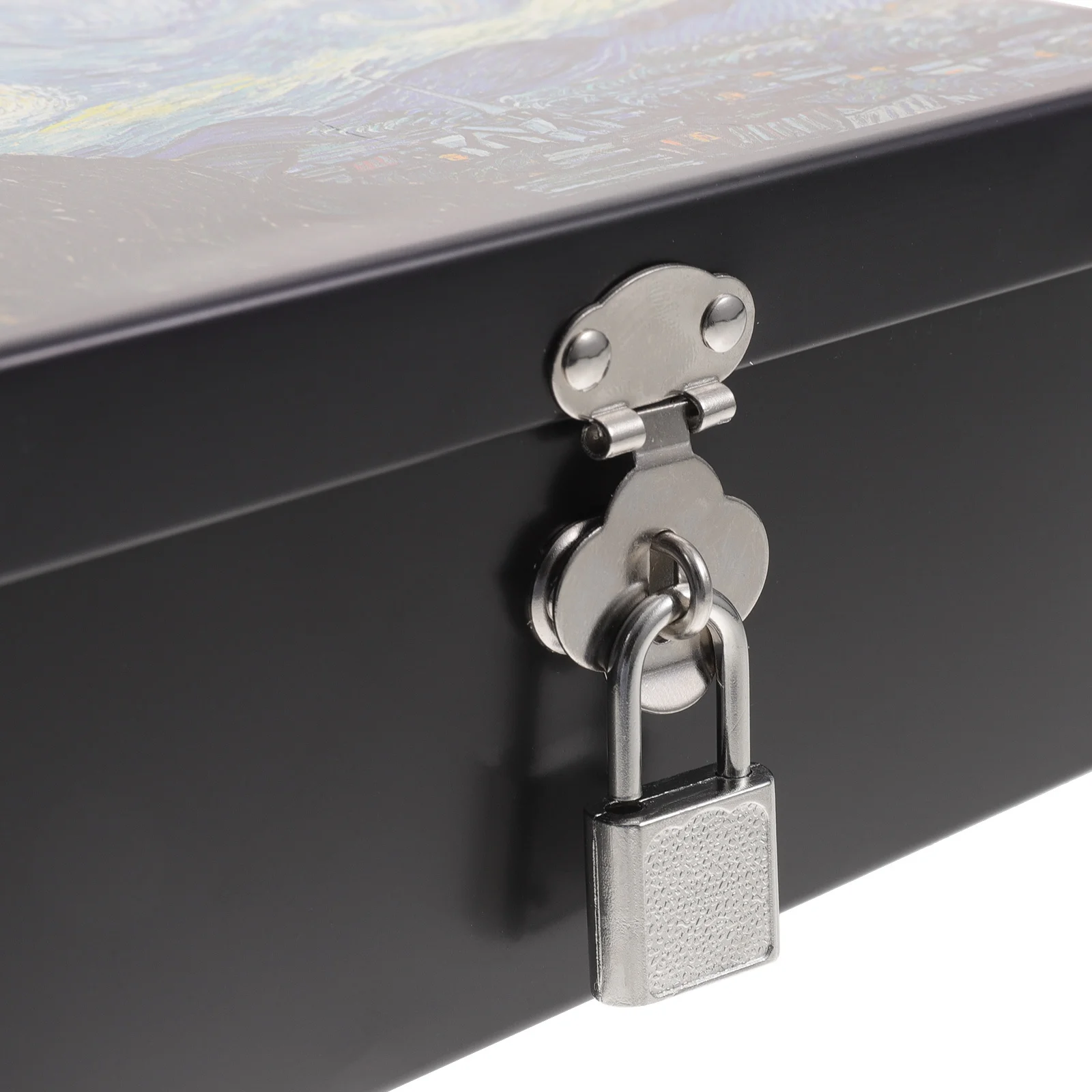 

Vintage Style Tin Storage Box with Lid Heavy Duty Tinplate Material Compact Size Light Weight Ideal for Gift Packaging Keepsakes