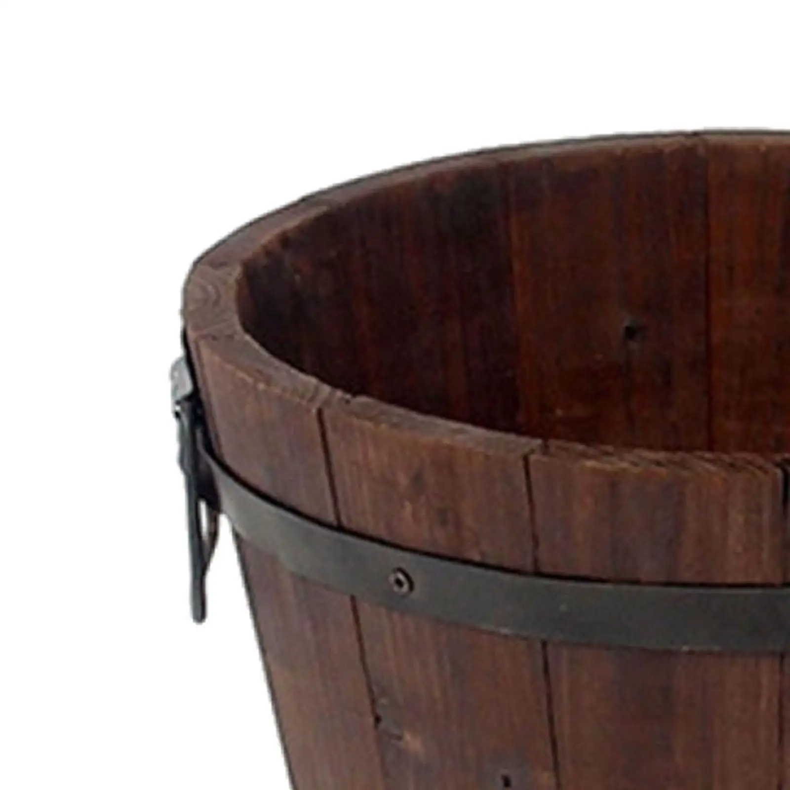 Elegant Wooden Flower Pot Large Versatile Planters Decorative Plant Containers for Tabletop Garden Home Living Room